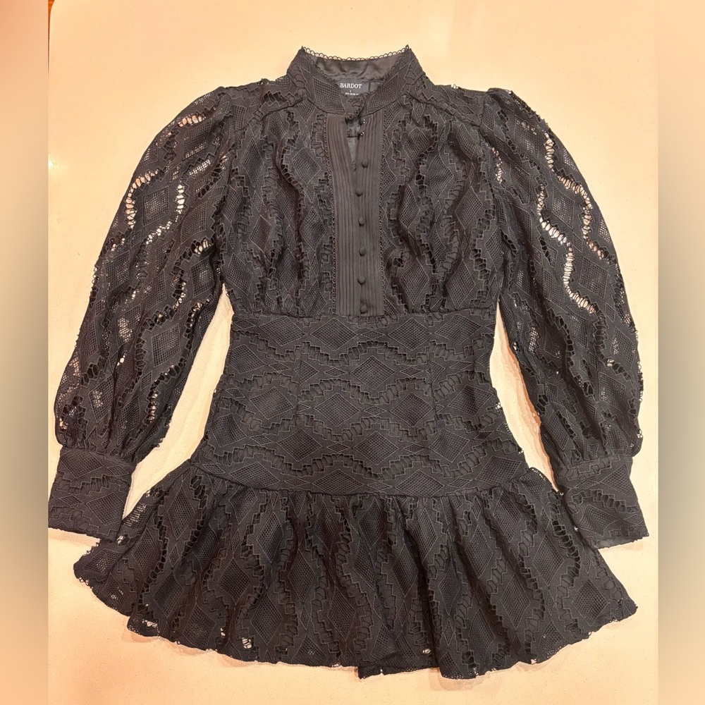 Bardot Black Lace dress